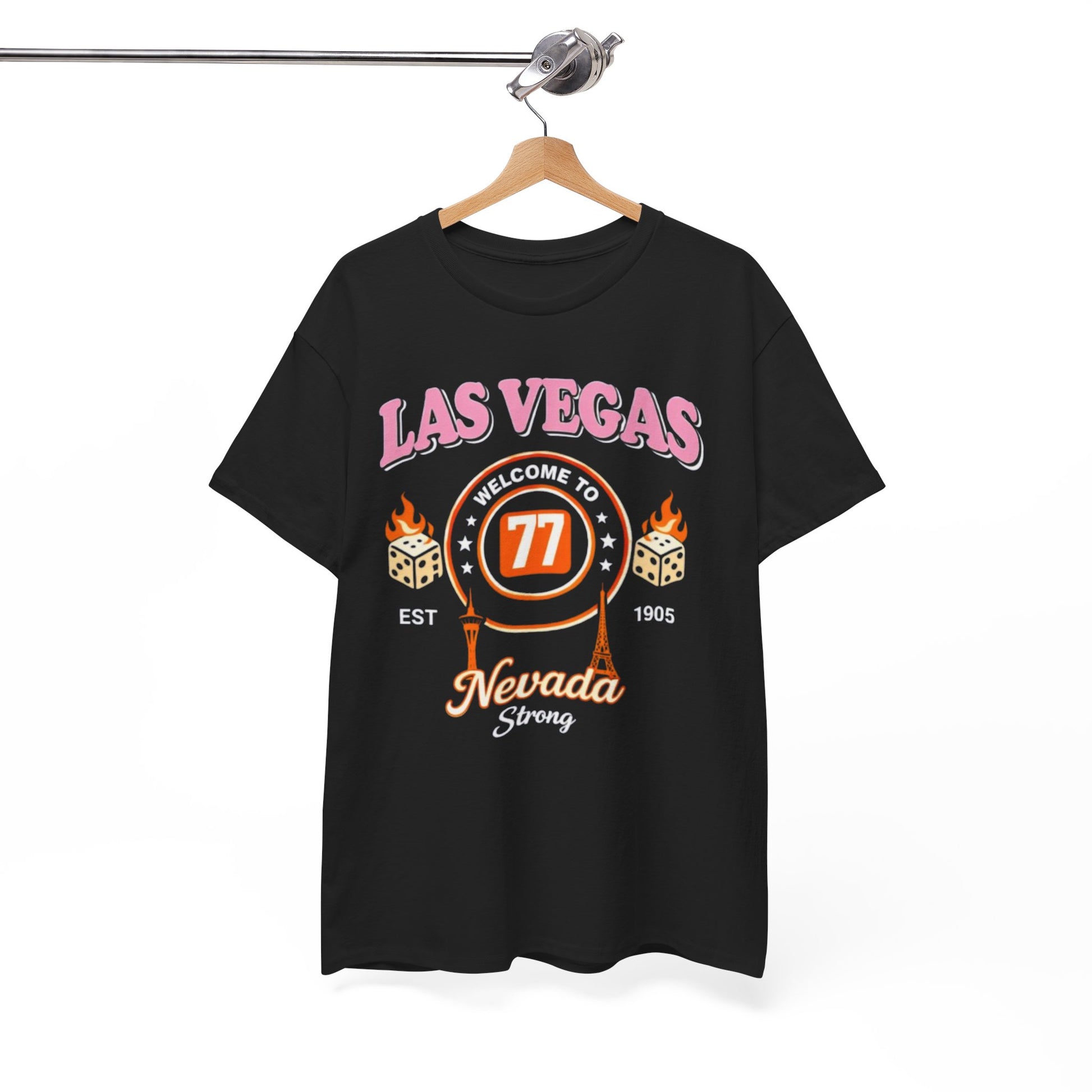 Las Vegas Nevada Strong Casino Graphic Tee – lightweight game day shirt, nfl fan apparel, image 1.0