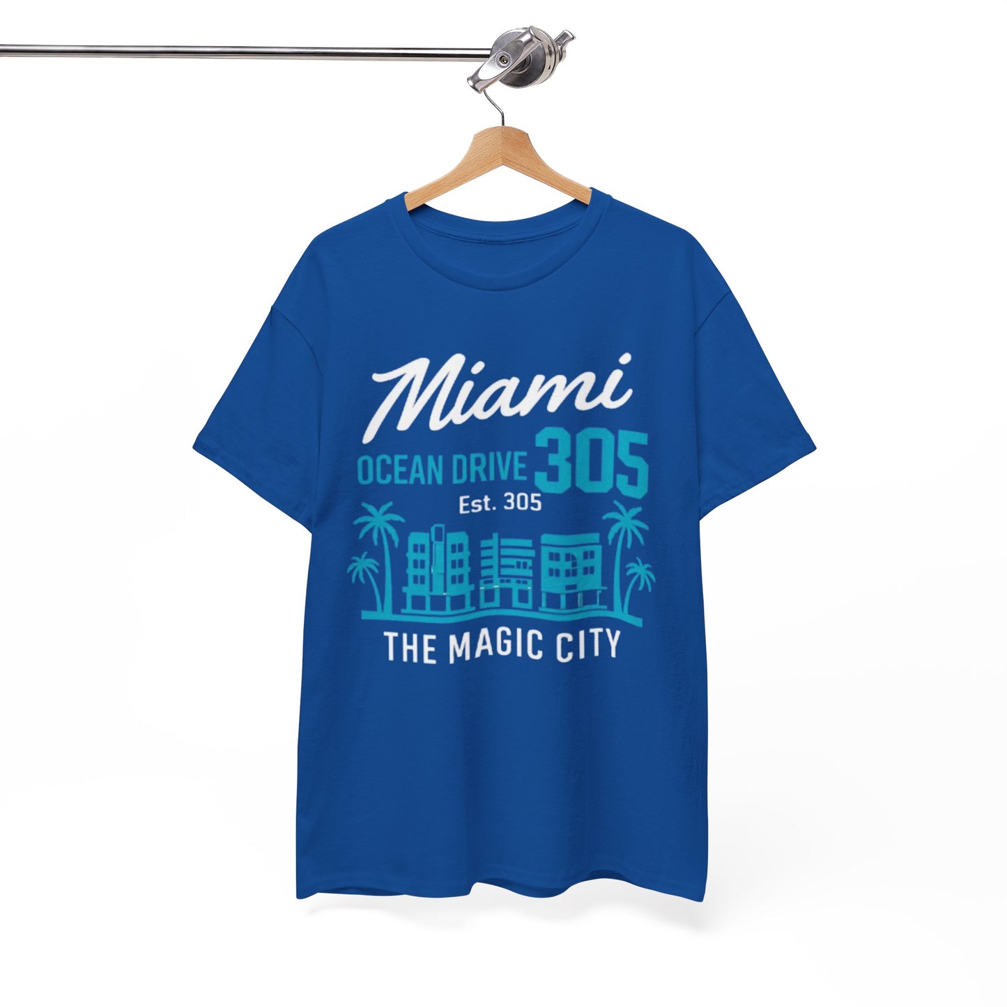 White Smoke Miami Ocean Drive 305 Graphic T-Shirt – The Magic City Streetwear Tee