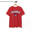 White Smoke Columbus Ohio Graphic Tee — Vintage Collegiate  Shirt