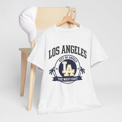 Lavender Los Angeles City of Angels LA Graphic T-Shirt – West Coast Streetwear Tee