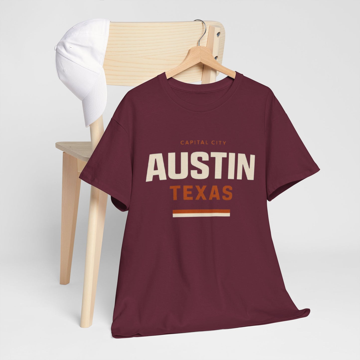 Dark Slate Gray Austin Texas Capital City Graphic T-Shirt – Minimalist City Streetwear Tee