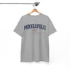 Minneapolis Vintage Script Tee — Minneapolis MN Retro City T-Shirt