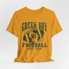 Lavender Green Bay Football Vintage Tee — "Green Bay WI Football Est. 1919"
