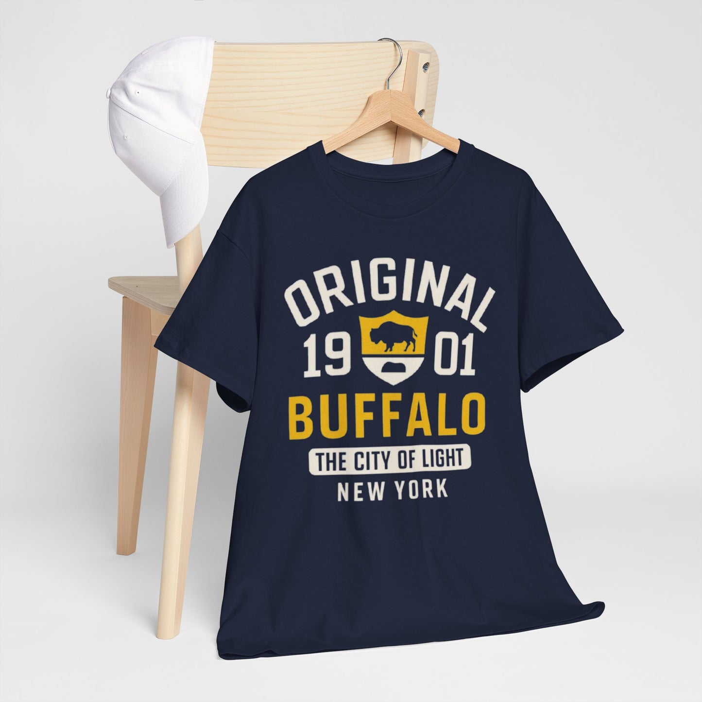 Original 1901 Buffalo T-Shirt — The City of Light, New York Tee