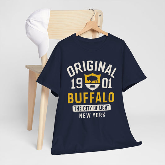 Original 1901 Buffalo T-Shirt — The City of Light, New York Tee
