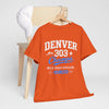 Chocolate Denver 303 Champs T‑Shirt — Mile High Division Graphic Tee