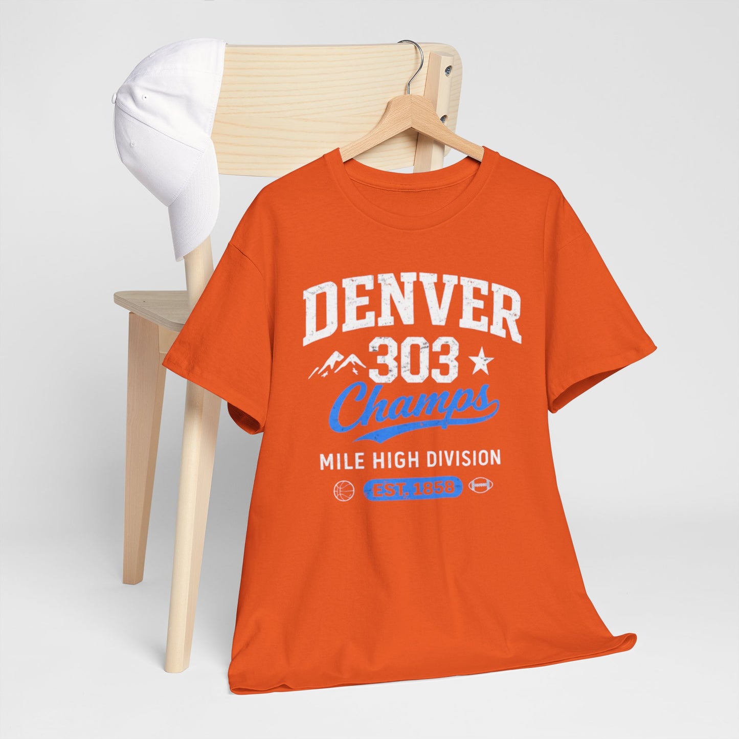 Denver 303 Champs T‑Shirt — Mile High Division Graphic Tee