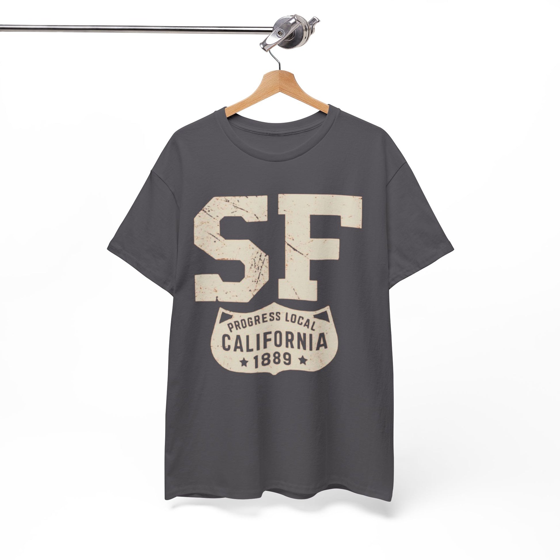 White Smoke San Francisco SF Vintage City T-Shirt – California Local Heritage Streetwear