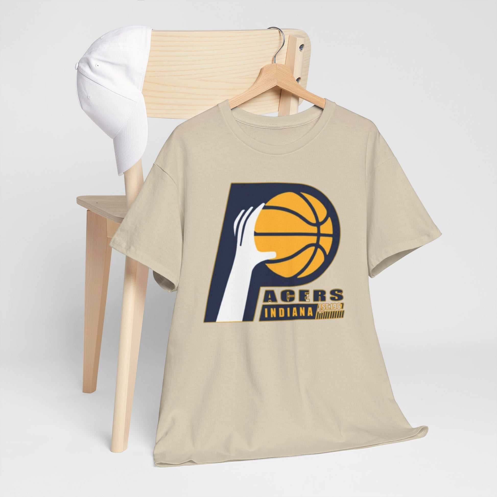 Lavender Pacers Indiana Basketball  Tee — Retro Fan Shirt