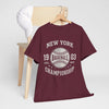 Dark Slate Gray Baseball Championship T-Shirt — New York 1903 Vintage Sports Tee