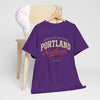 Lavender Portland Northwest Athletic Division T-Shirt — Vintage Collegiate Tee