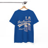 White Smoke Los Angeles Athletic Tee — LA California Vintage Stars T-Shirt