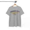 White Smoke Kansas City Heartland Tee — Vintage Midwest Est. 1850 Cotton Shirt