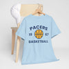 Light Blue Pacers Basketball Tee – Vintage 1967 Basketball Graphic Shirt