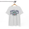 White Smoke Portland Basketball Rose City Tee City sports tee  Rose City top Sporty streetwear