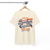 White Smoke Baseball Champions New York T-Shirt — Vintage Athletic Tee
