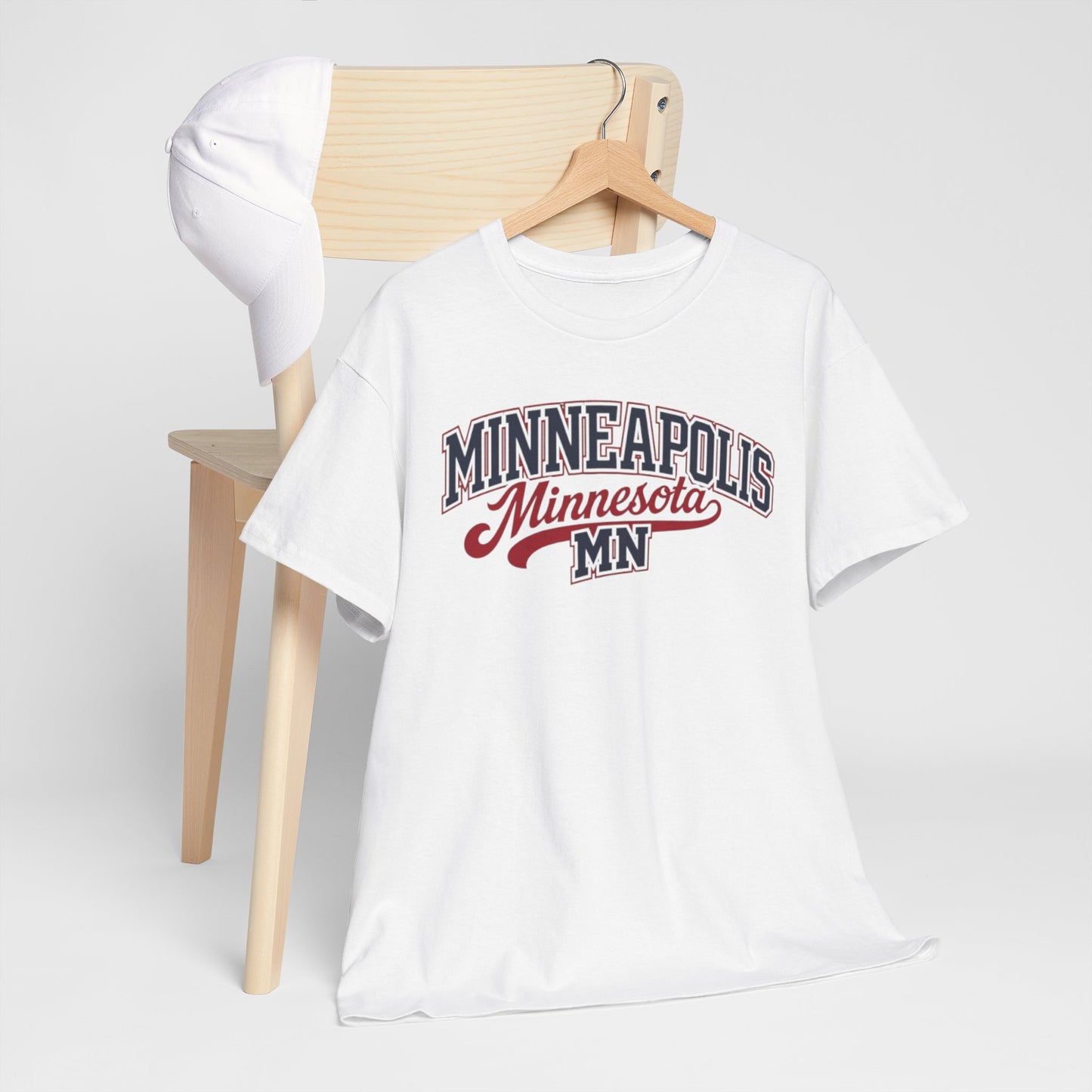 Minneapolis Minnesota MN Vintage Script Tee streetwear t shirt outfit
