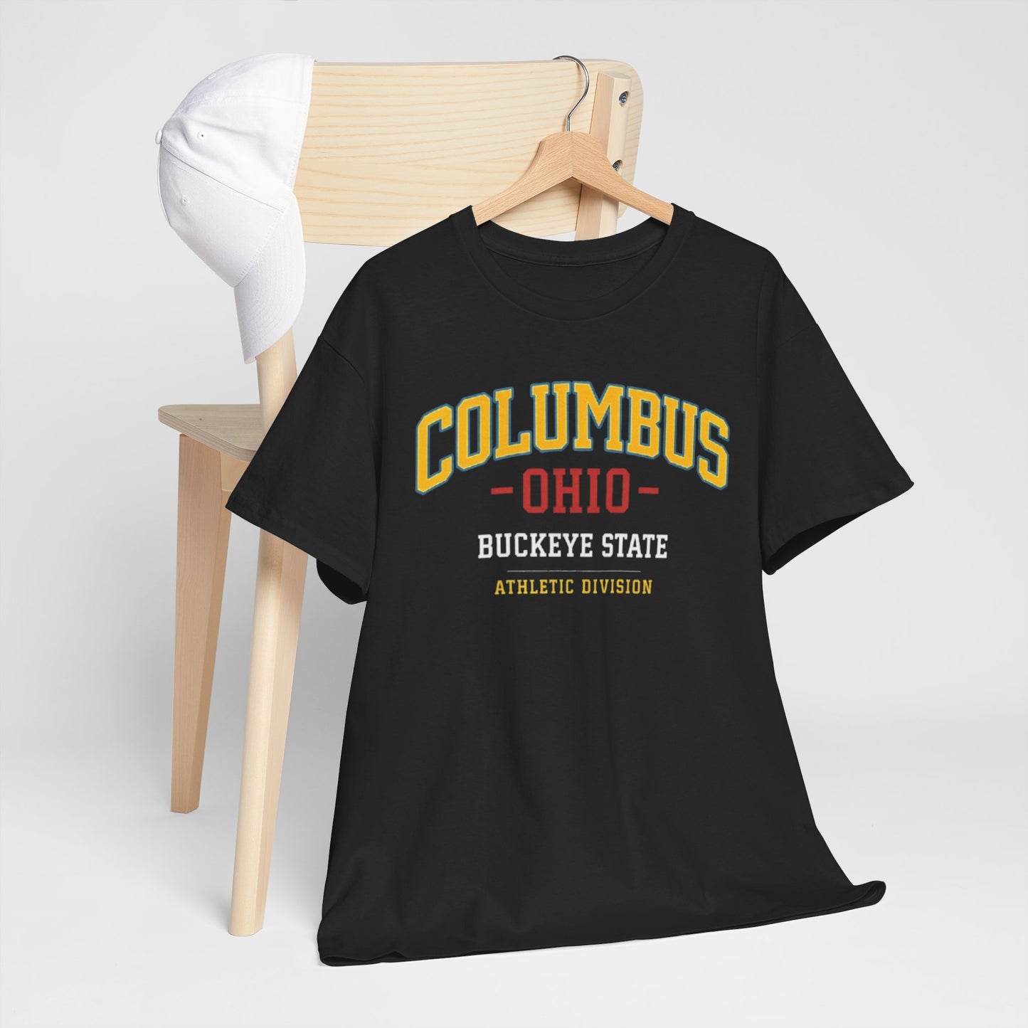 Dark Slate Gray Columbus Ohio Buckeye State Athletic Tee