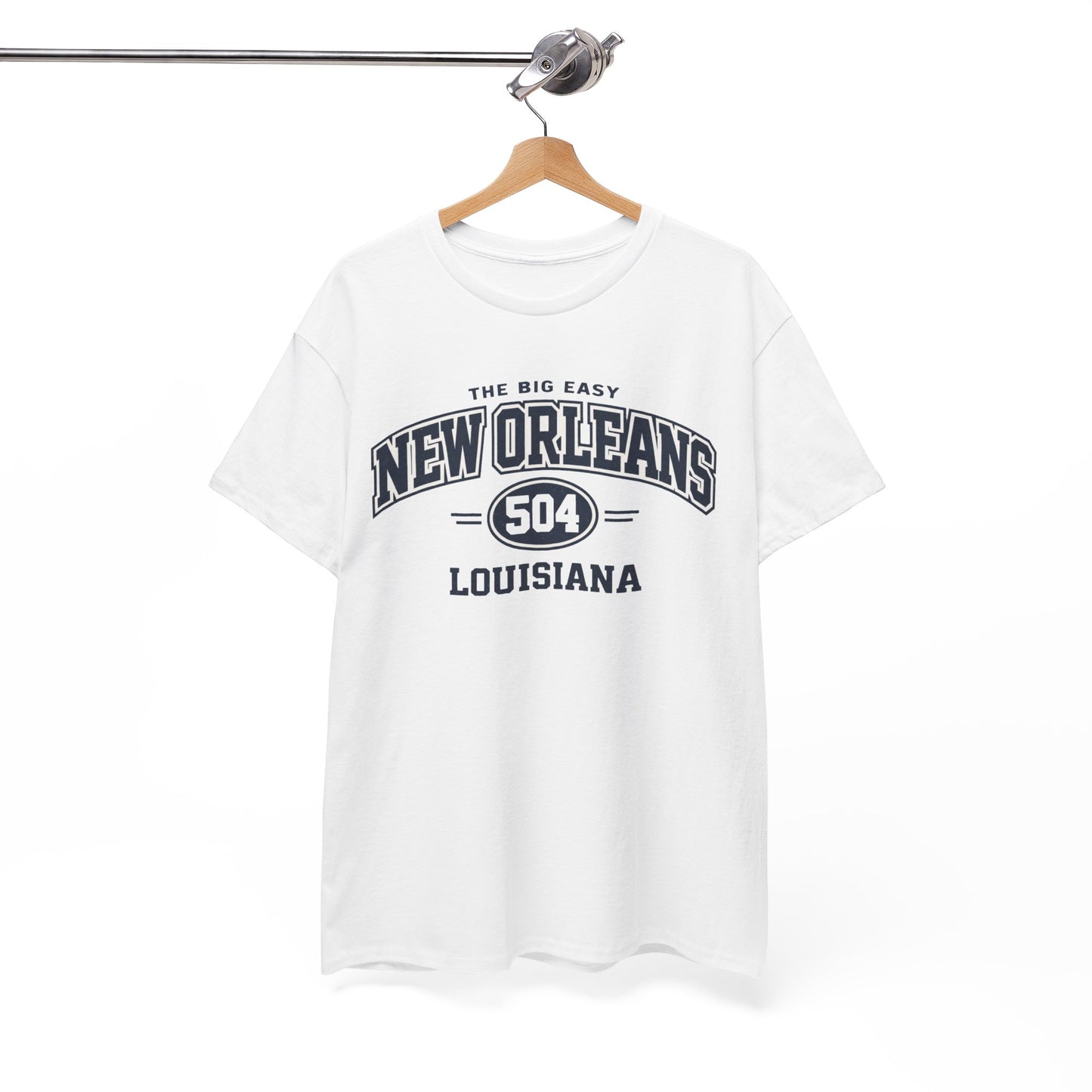 New Orleans 504 Louisiana Tee — The Big Easy City  T-Shirt