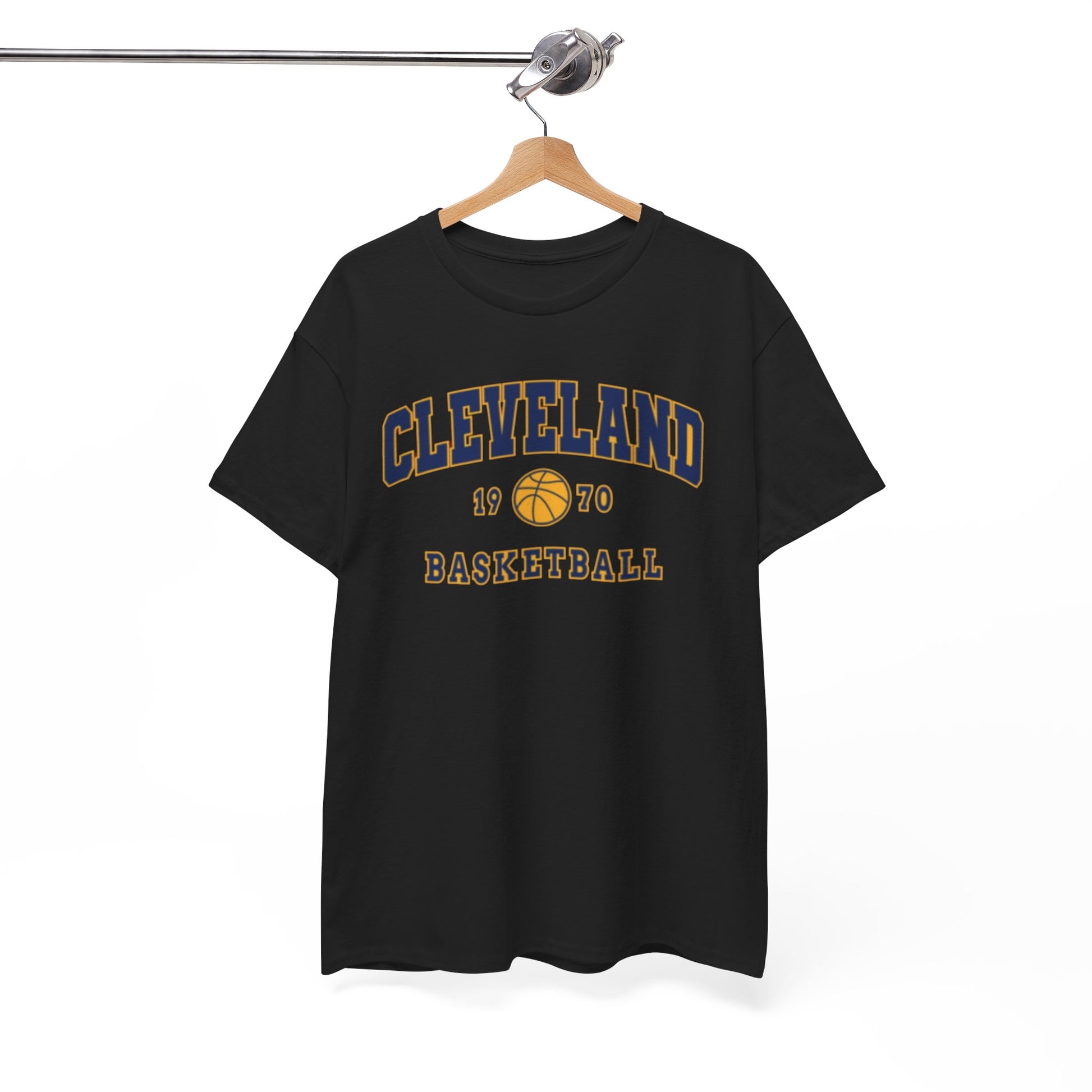 Cleveland Basketball Tee — Vintage 1970 Hoop Logo T-Shirt streetwear fashion product image 3
