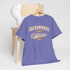 Light Slate Gray Sacramento California Tee — Retro Collegiate City Shirt