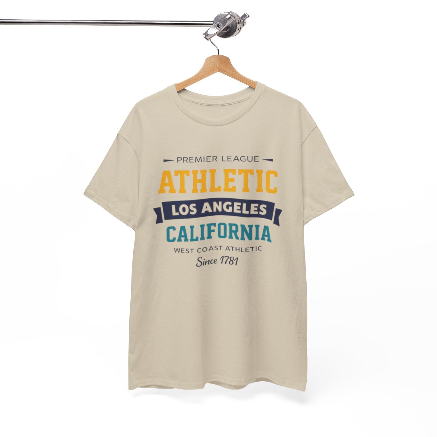 White Smoke Athletic Los Angeles California Tee — Vintage West Coast Sports T-Shirt
