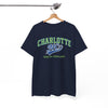 White Smoke Charlotte NC North Carolina T Shirt –  Varsity Style Graphic Tee