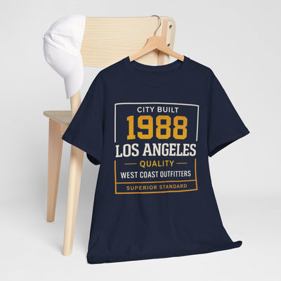 Dark Slate Gray 1988 Los Angeles Tee — Vintage City Built Graphic T-Shirt