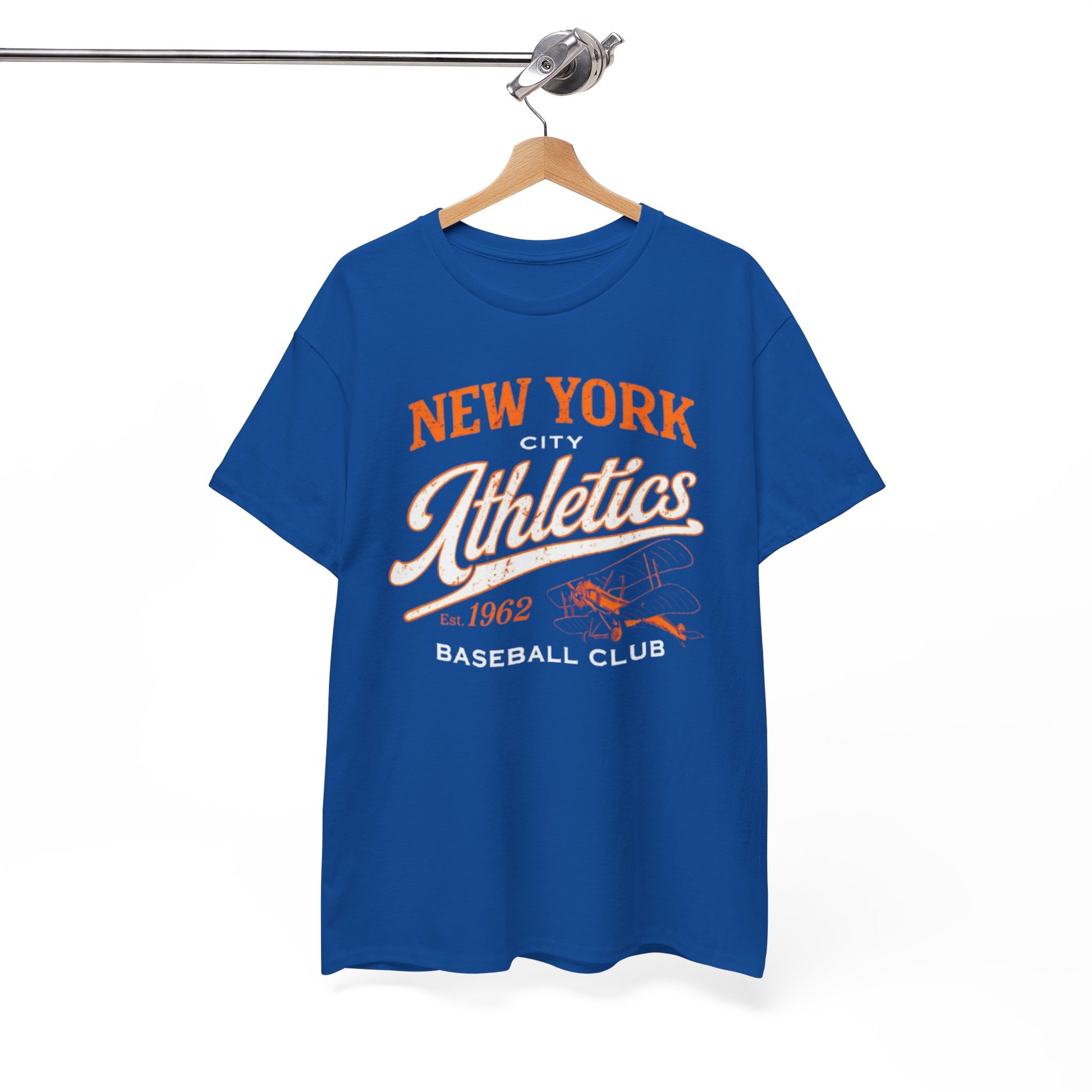New York City Athletics Baseball Club T-Shirt — Retro 1962 Vintage Sports Tee – lightweight game day shirt, game day outfit, image 1.0