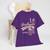 Lavender Los Angeles Athletic Tee — LA California Vintage Stars T-Shirt