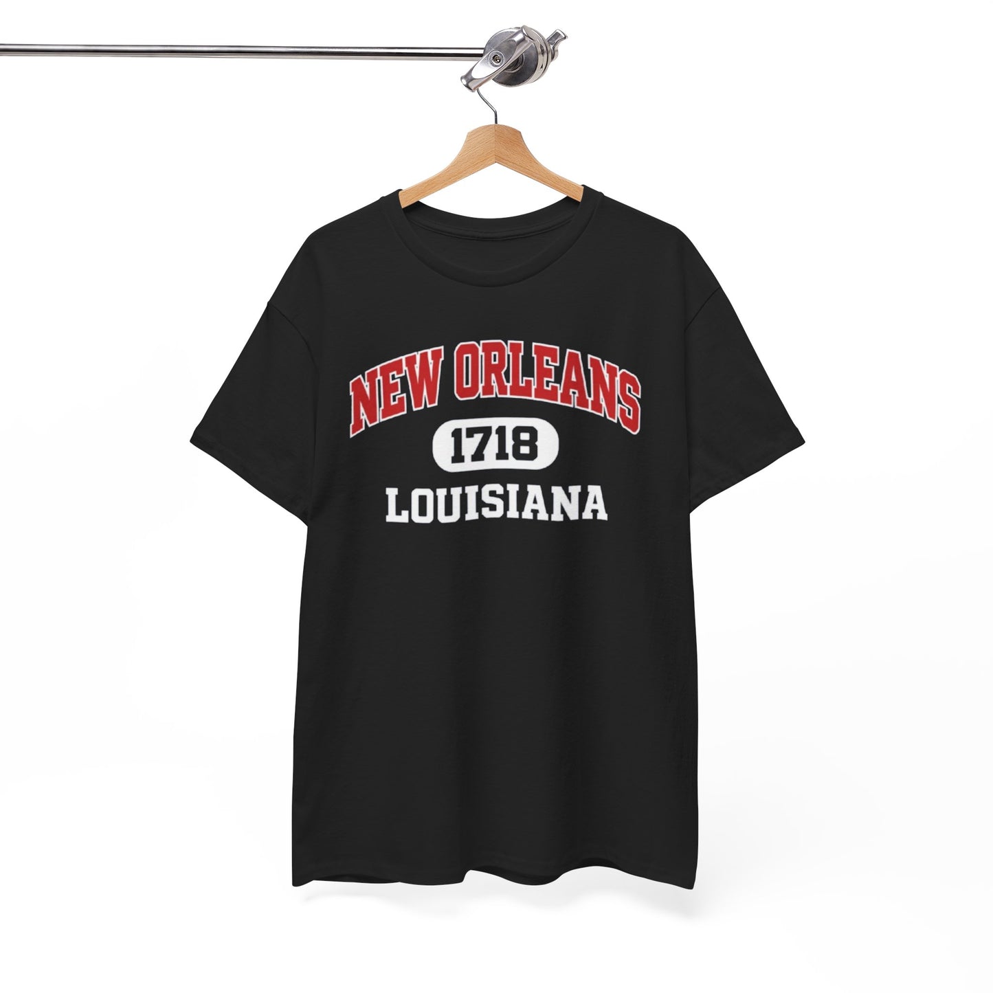 New Orleans 1718 Louisiana Tee — Vintage Collegiate City T-Shirt