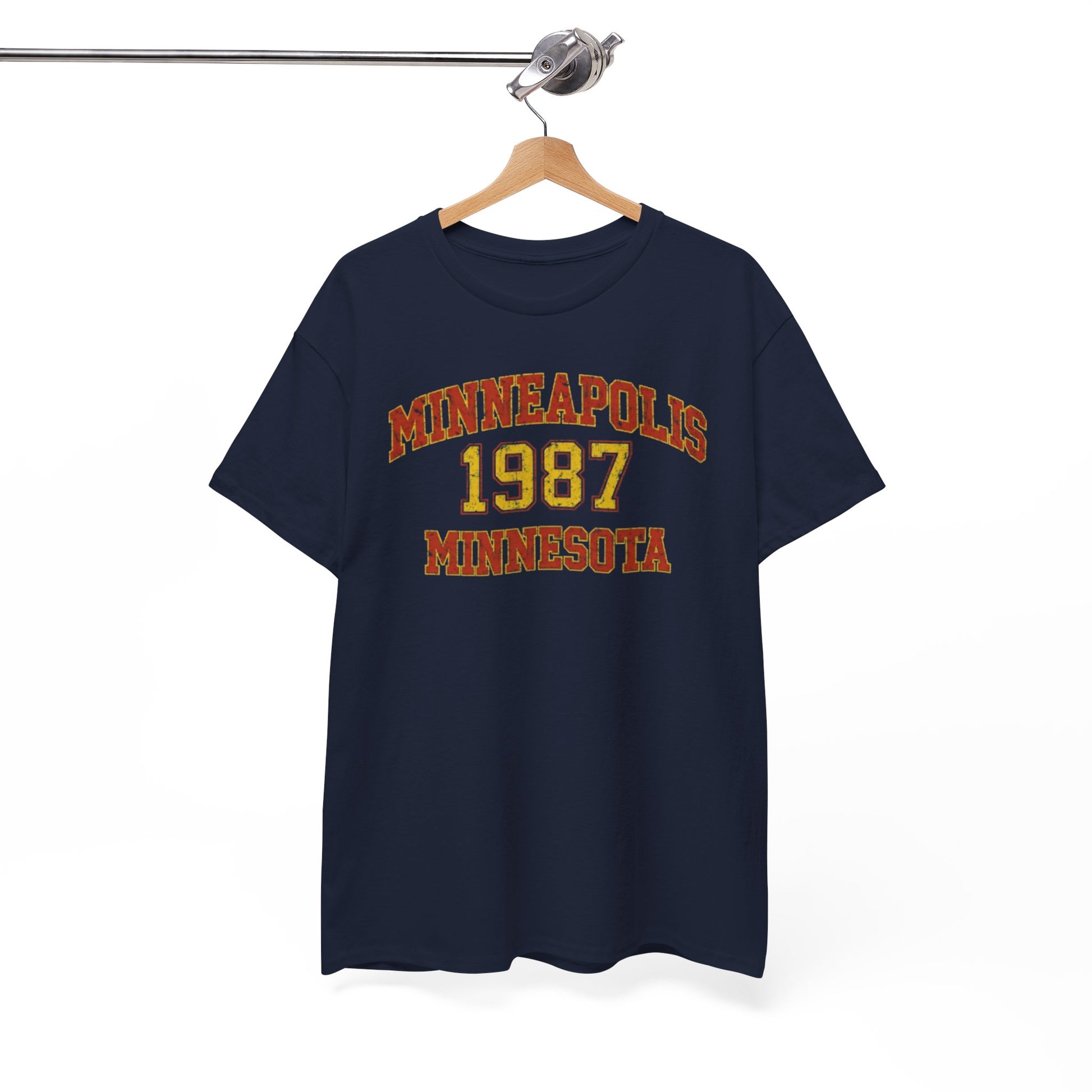 Minneapolis 1987 Minnesota Retro Tee streetwear t shirt – lightweight game day shirt, nfl fan apparel, image 1.0