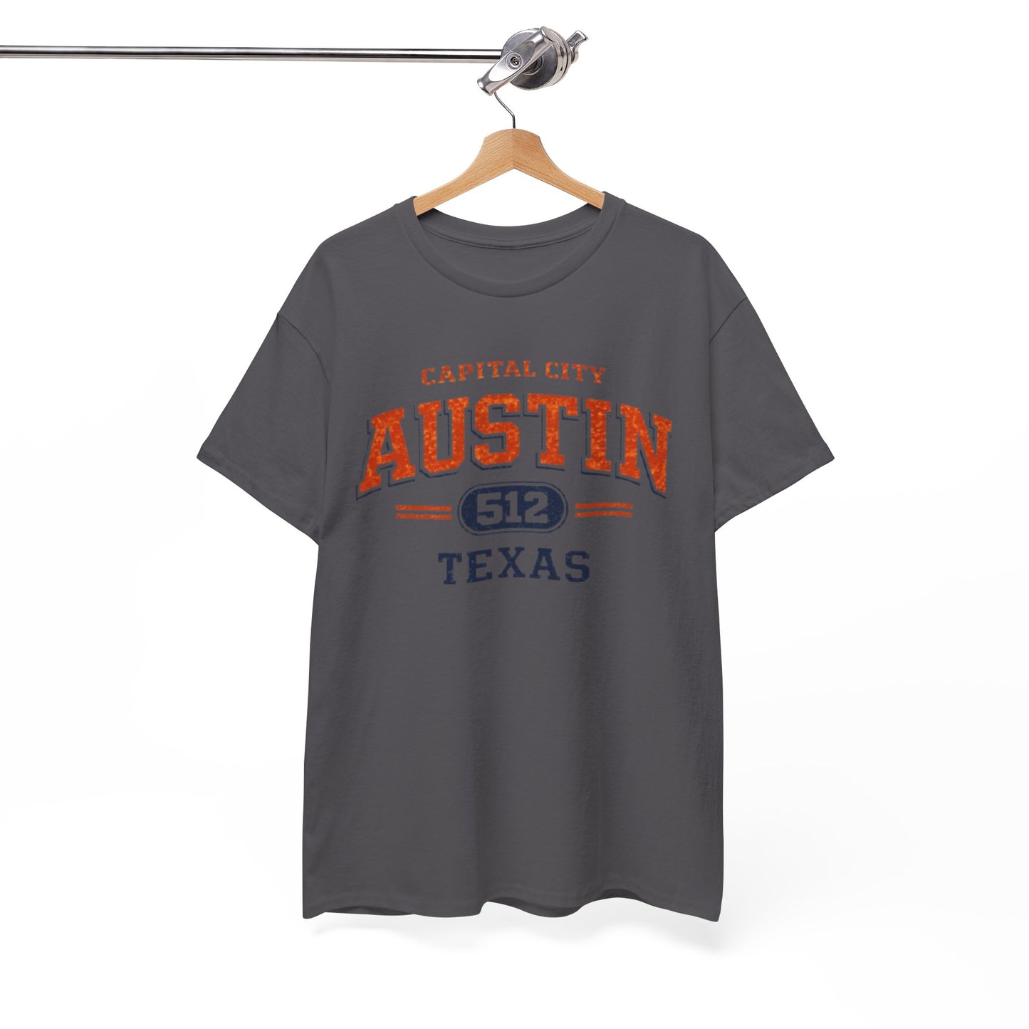 White Smoke Austin Texas 512 Graphic T-Shirt – Capital City Vintage Varsity Streetwear Tee