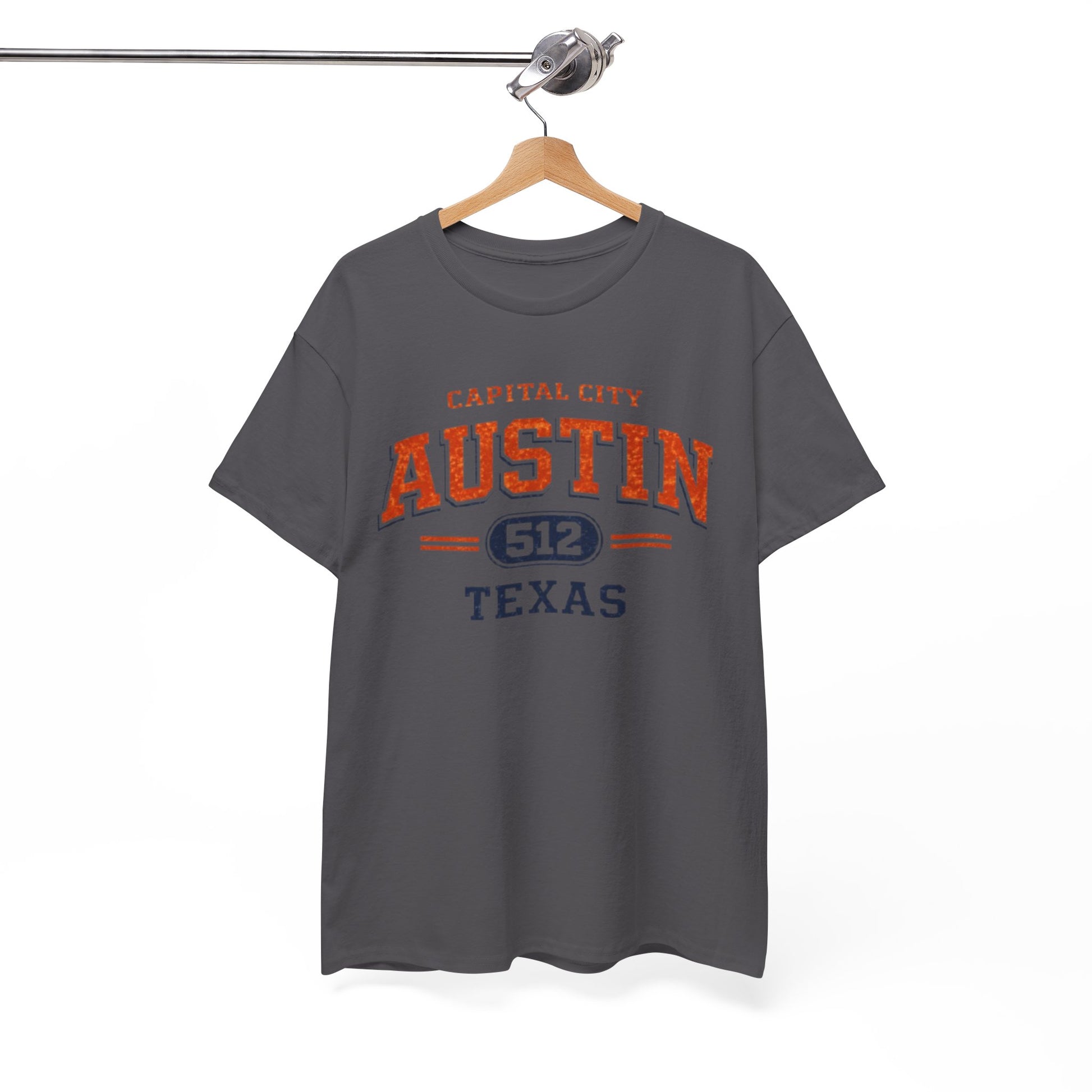 White Smoke Austin Texas 512 Graphic T-Shirt – Capital City Vintage Varsity Streetwear Tee