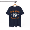White Smoke New York Baseball City Tee — Est. 1962 Vintage Sports T-Shirt