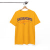 White Smoke Sacramento California Vintage Script T-Shirt — Retro City Tee