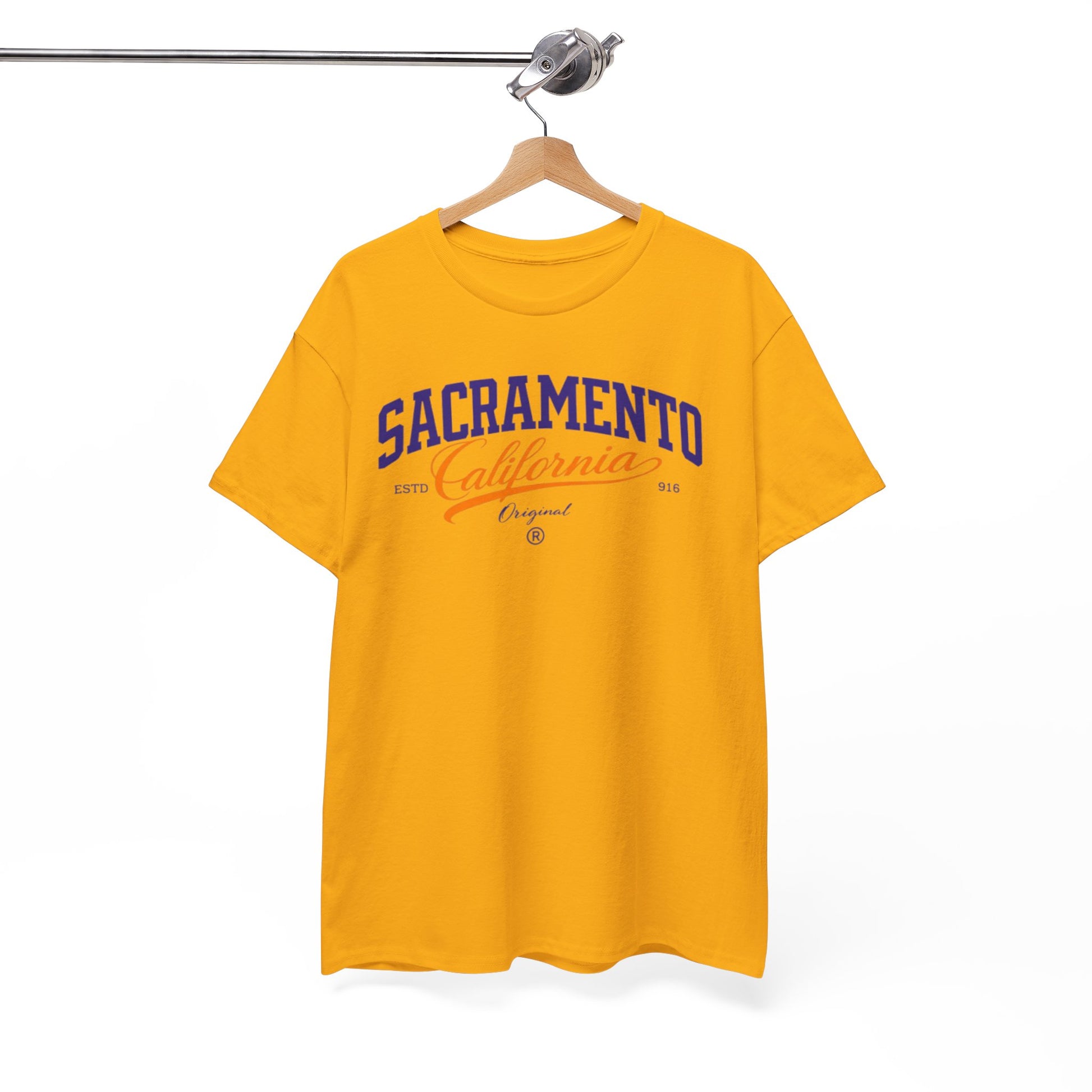 White Smoke Sacramento California Vintage Script T-Shirt — Retro City Tee