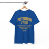Pittsburgh 1756 Pennsylvania Football T‑Shirt Streetwear-friendly everyday styling tee