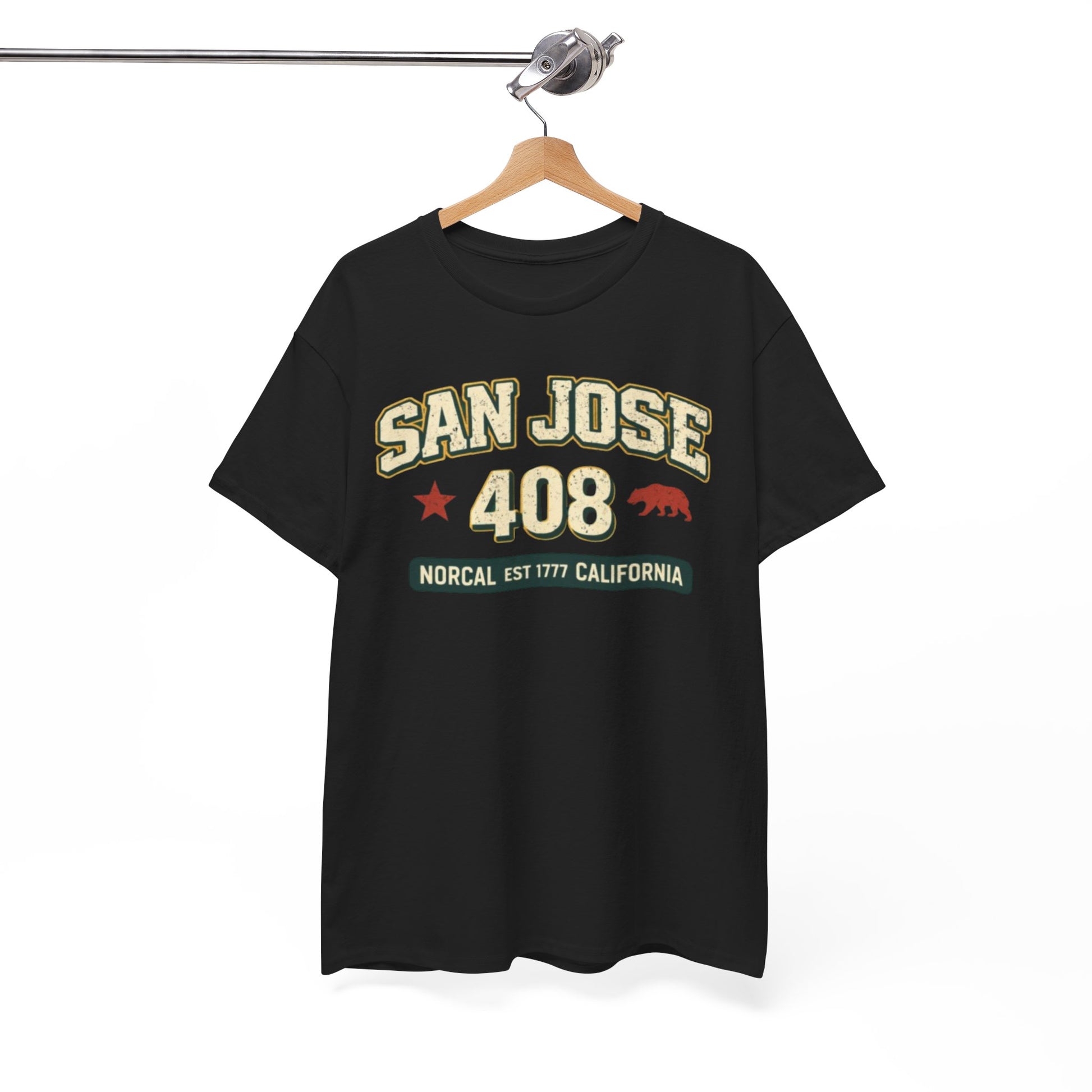San Jose 408 T-Shirt — NorCal California Retro City Tee West Coast vintage shirt streetwear fashion product image 3
