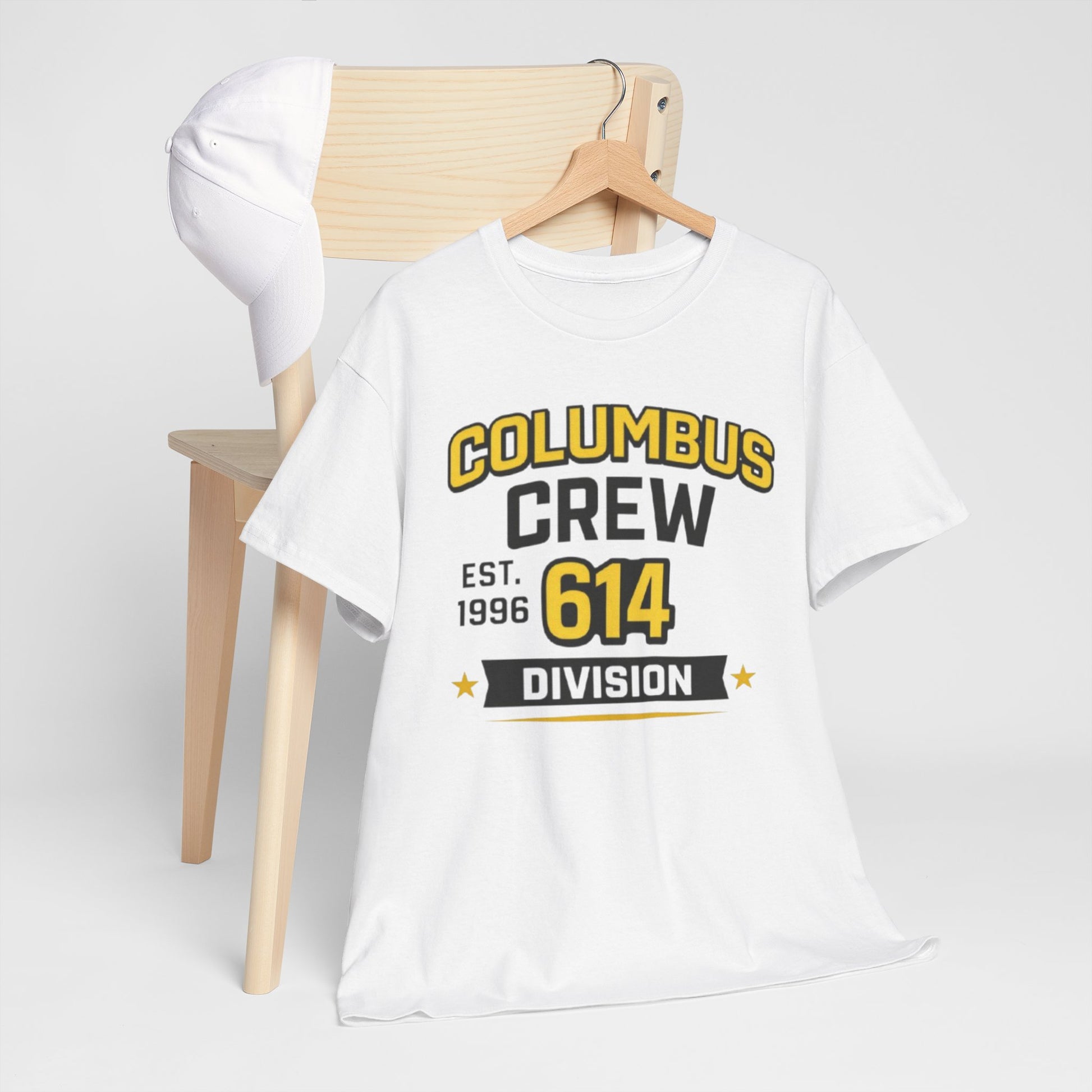 Lavender Columbus Crew 614 Division T-Shirt — EST. 1996 Supporter Tee
