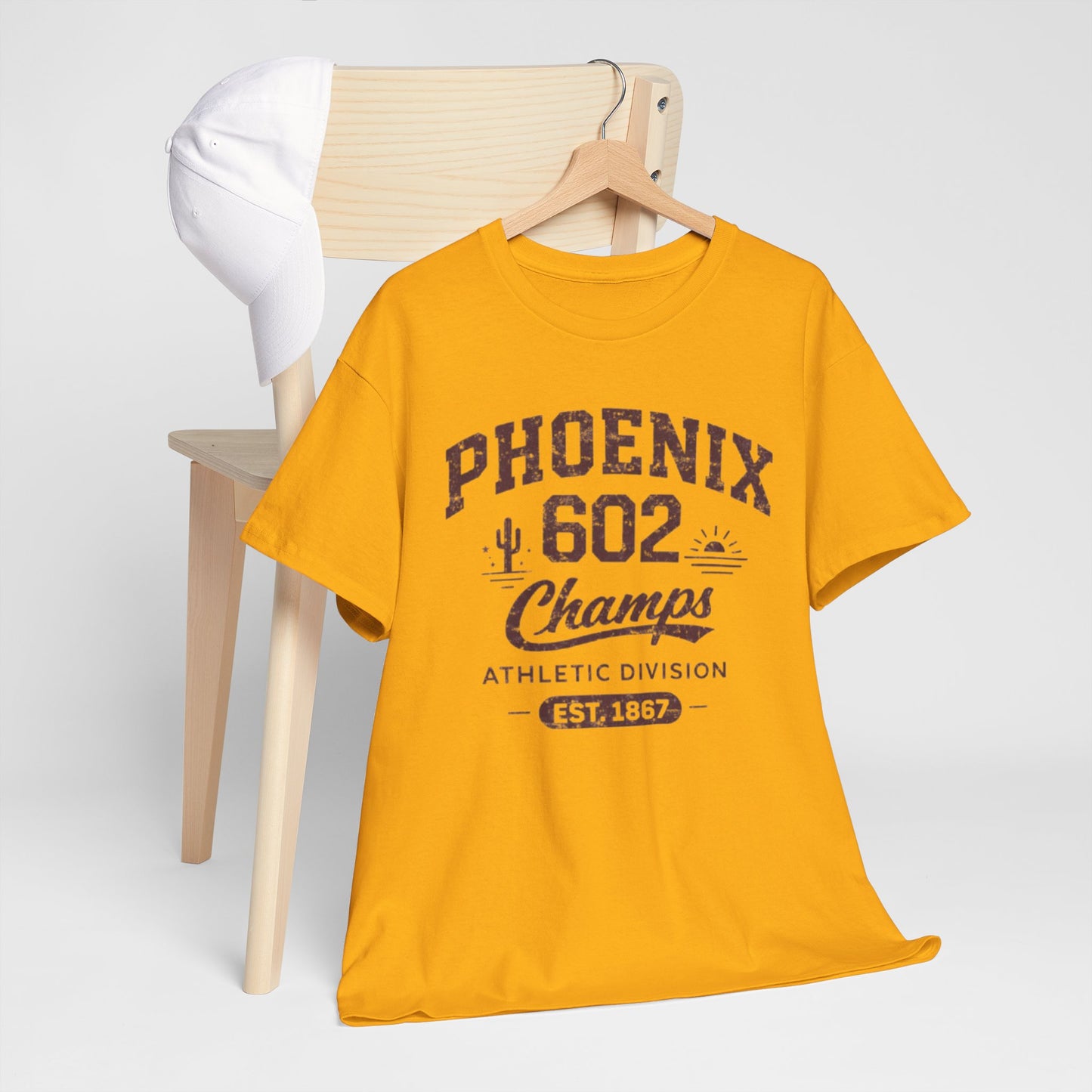 Phoenix 602 Champs T-Shirt — Vintage Athletic Arizona Tee
