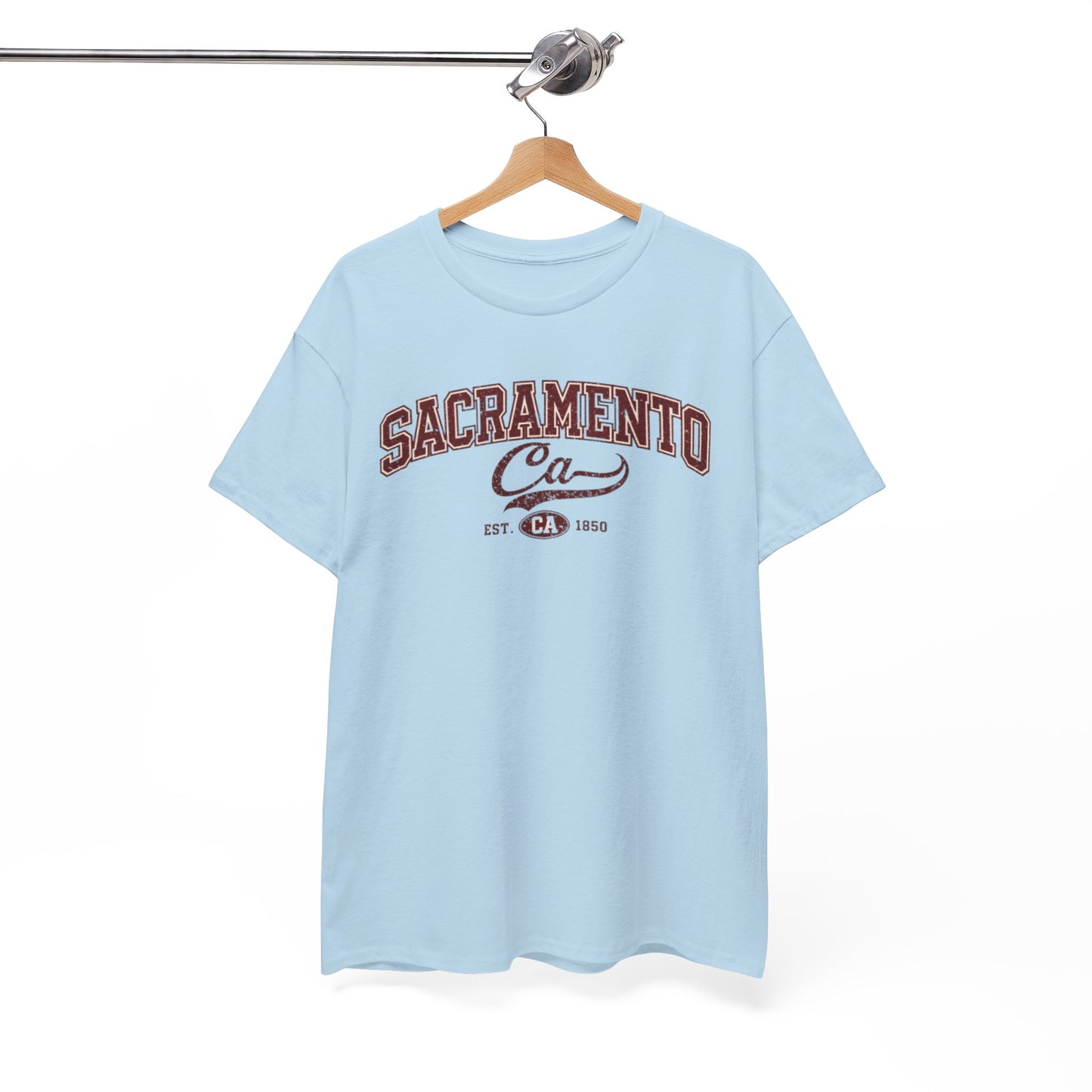White Smoke Sacramento CA Vintage College T-Shirt — Retro City Tee