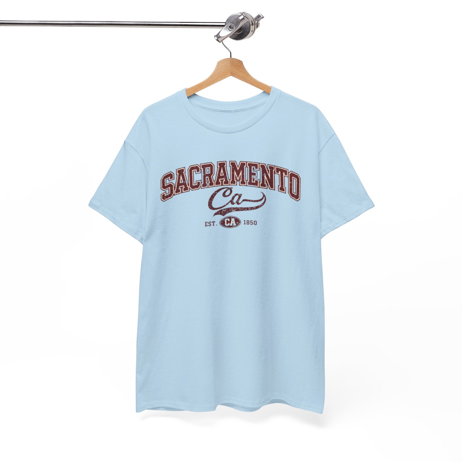 White Smoke Sacramento CA Vintage College T-Shirt — Retro City Tee