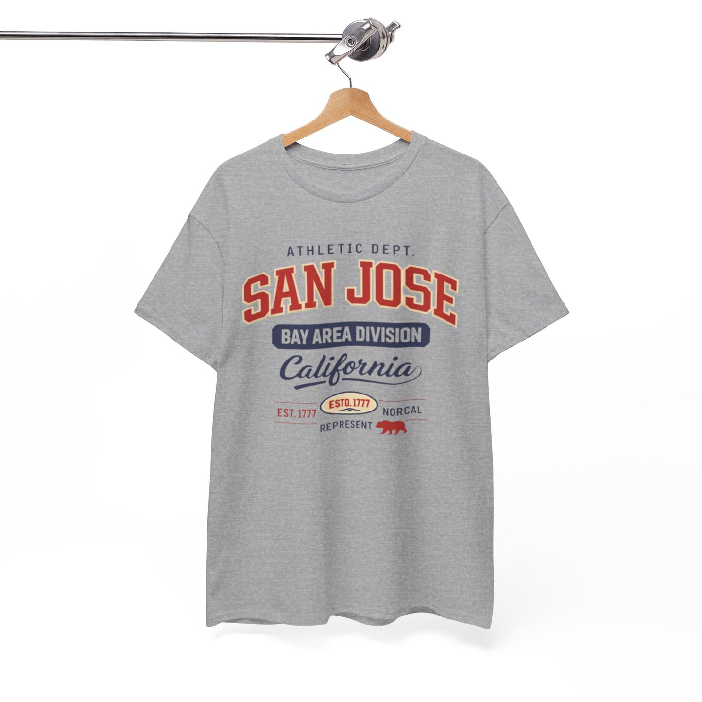 San Jose streetwear Bay Area Athletic T-Shirt — California college style graphic Tee