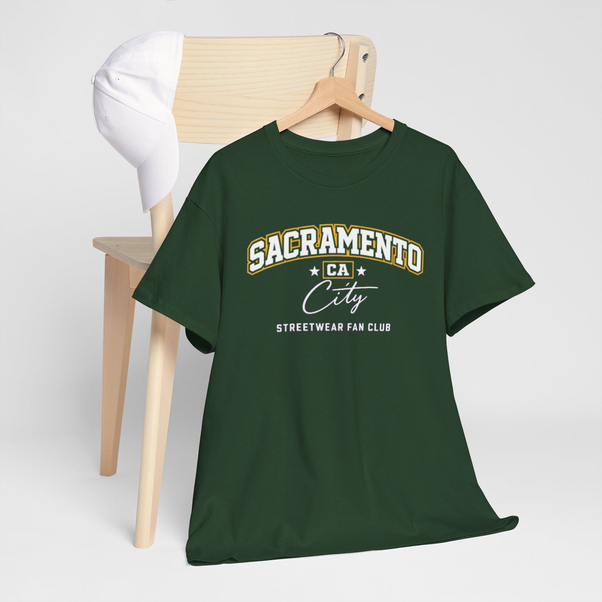 Lavender Sacramento CA City Streetwear Tee — "Sacramento" Arch T-Shirt
