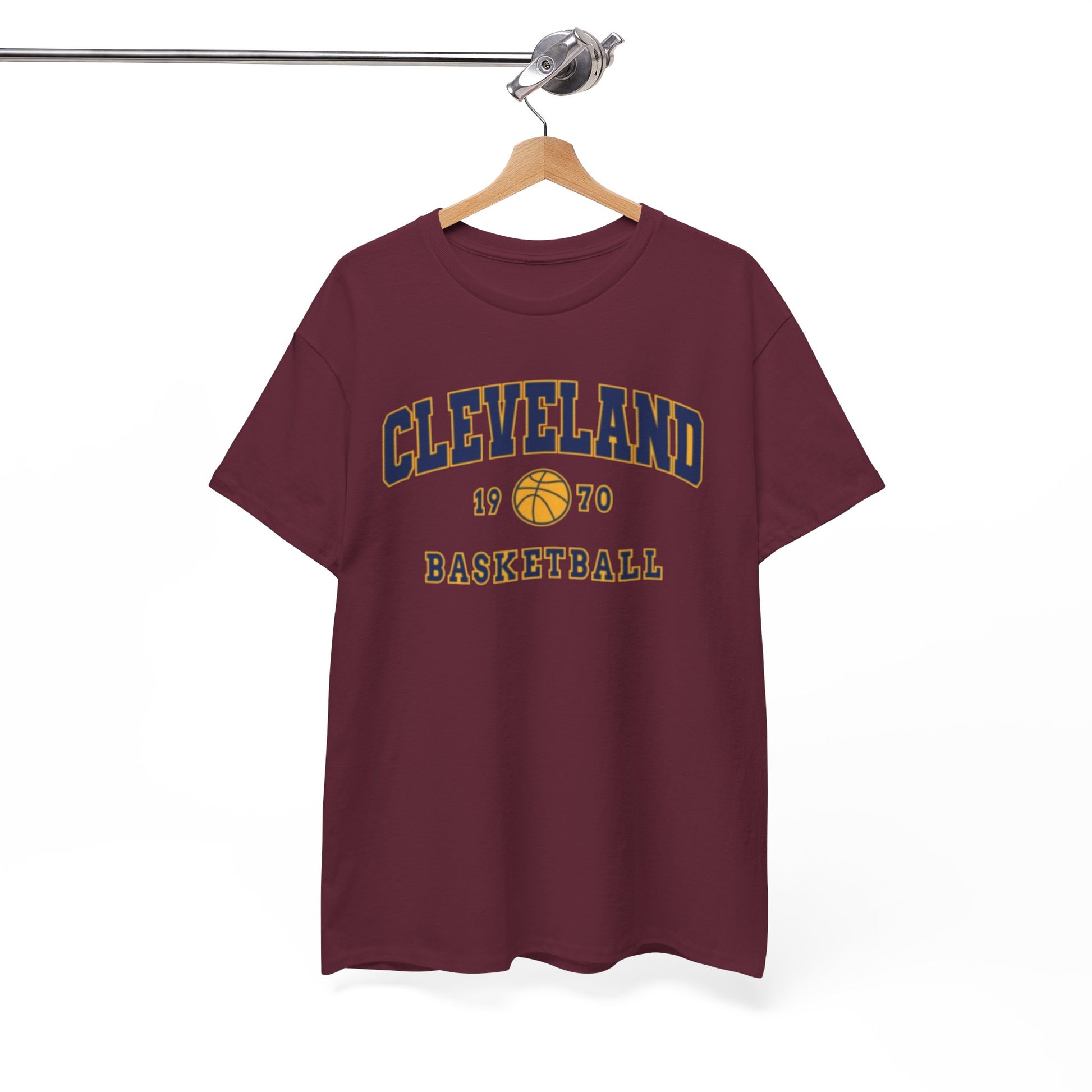 Cleveland Basketball Tee — Vintage 1970 Hoop Logo T-Shirt streetwear fashion product image 1