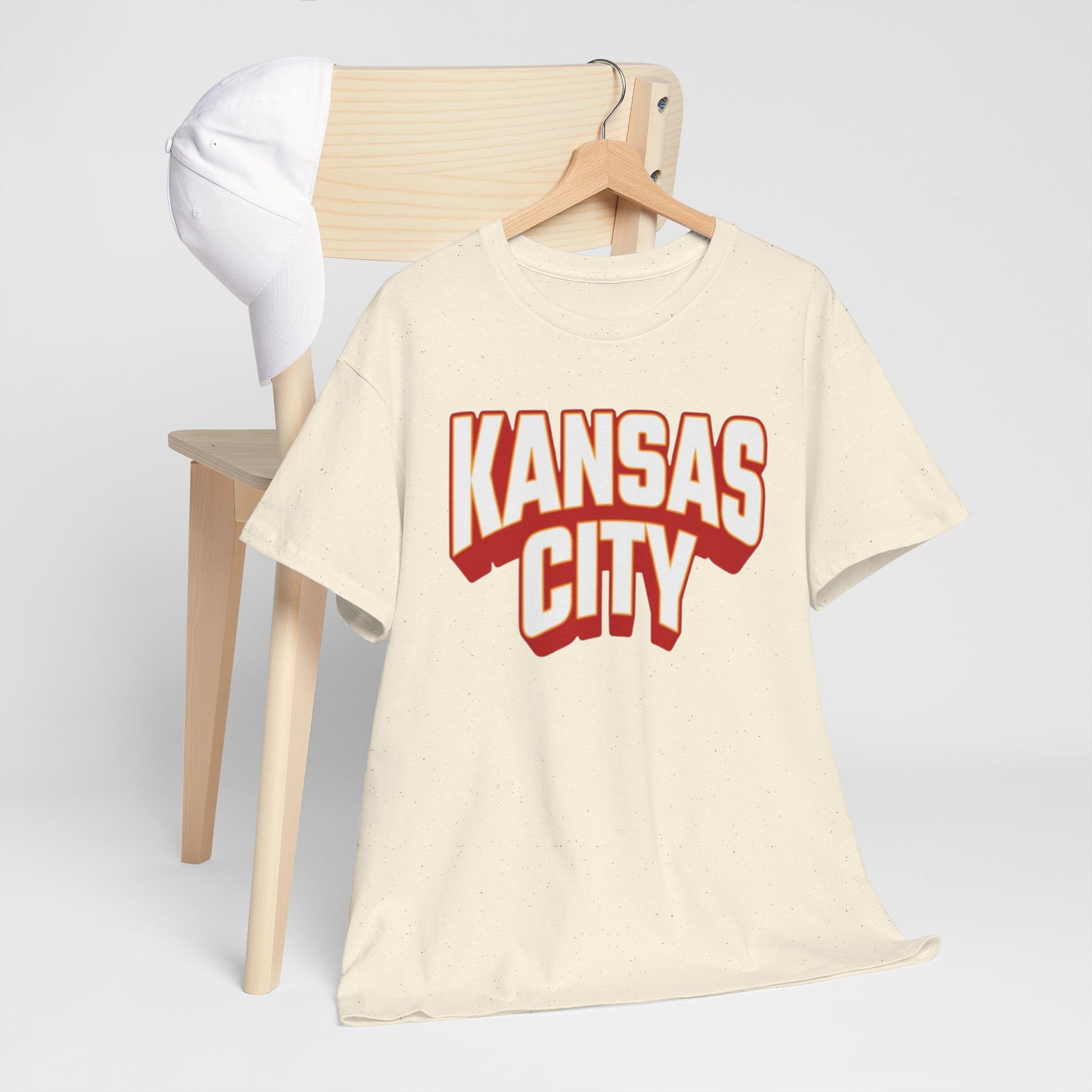 Antique White Kansas City Retro Graphic Tee