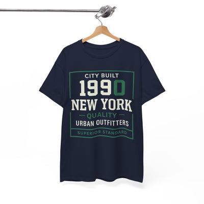 1990 New York T‑Shirt – City Built Vintage Urban Outfitters Graphic Tee – breathable comfort wear, casual fan outfit, image 1.0