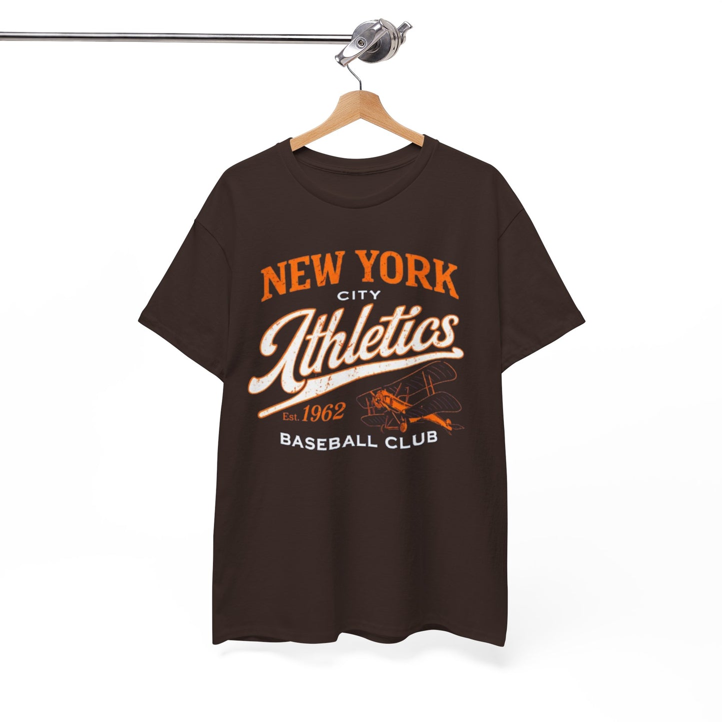 New York City Athletics Baseball Club Tee — Retro 1962 Baseball Graphic Shirt