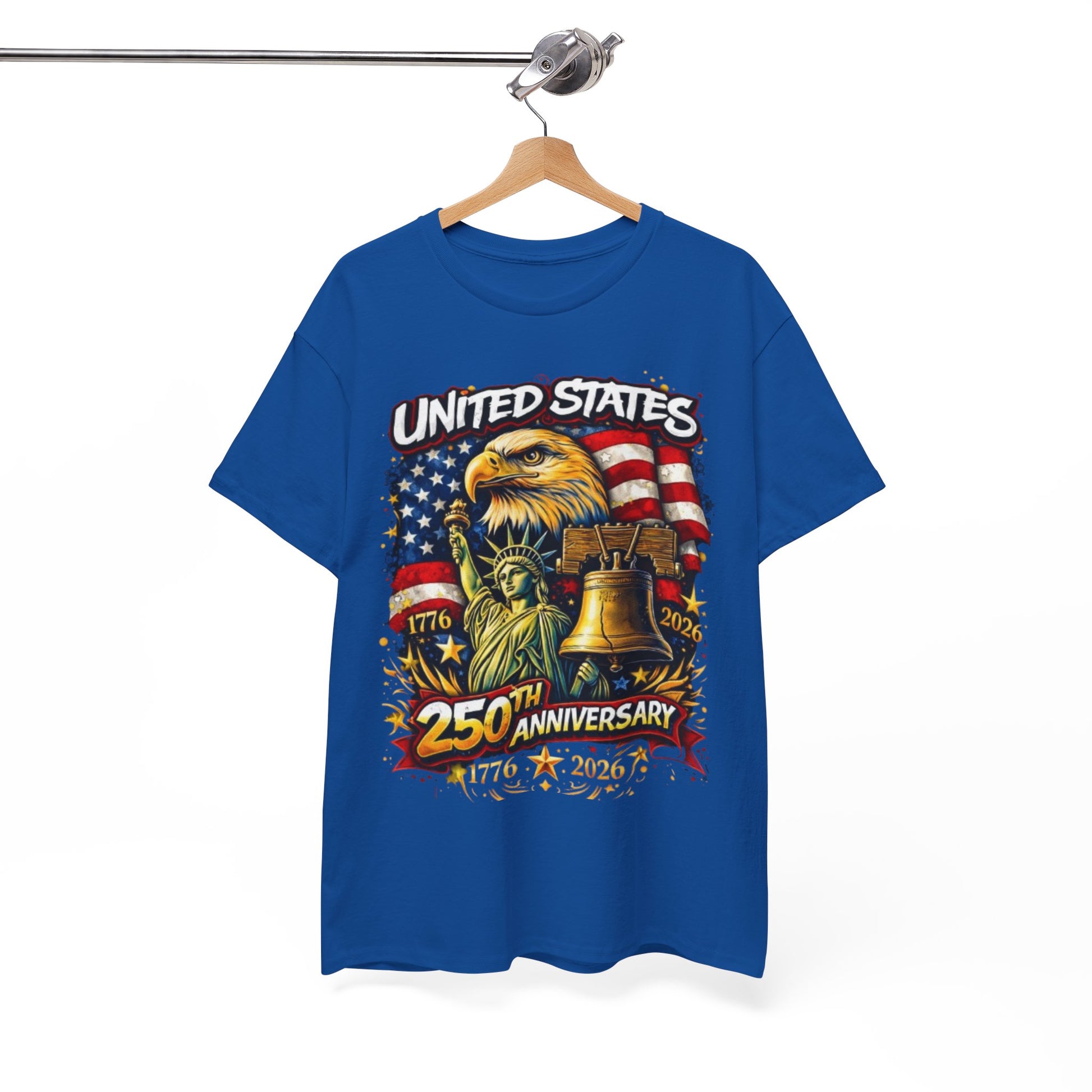 White Smoke United States 250th Anniversary Streetwear T-Shirt – Patriotic Urban Graphic Tee